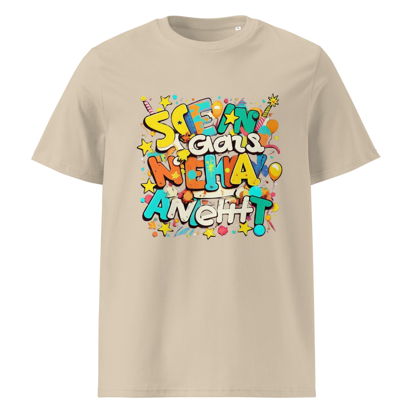 Alphabet Chaos Unisex organic cotton t-shirt