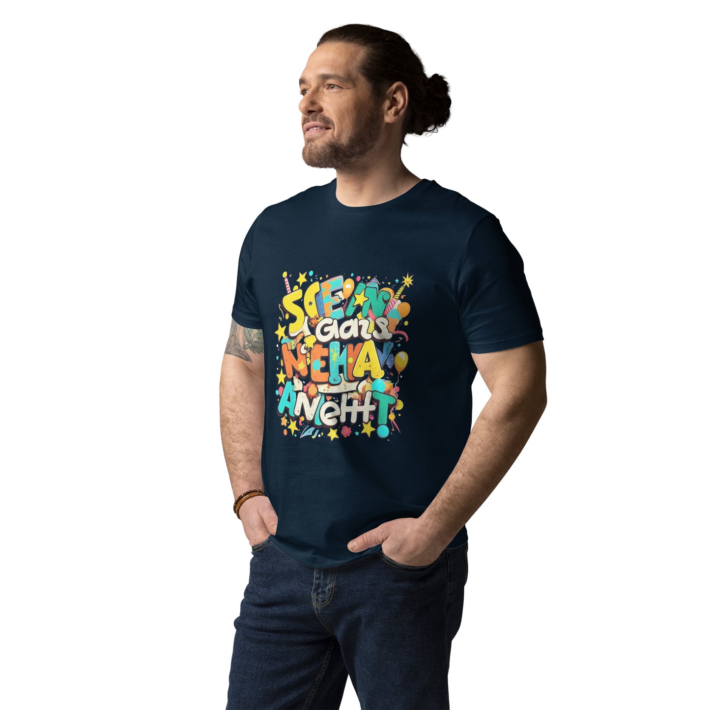 Alphabet Chaos Unisex organic cotton t-shirt