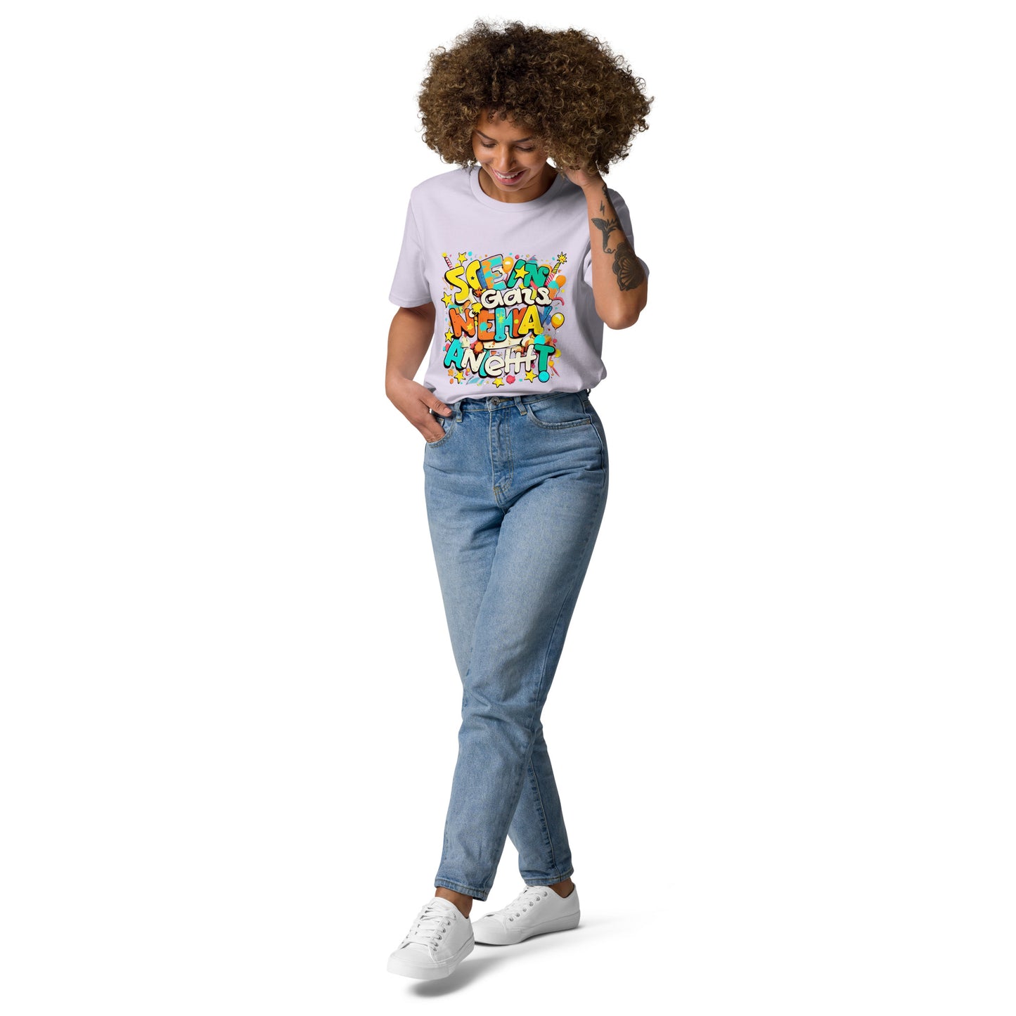 Alphabet Chaos Unisex organic cotton t-shirt