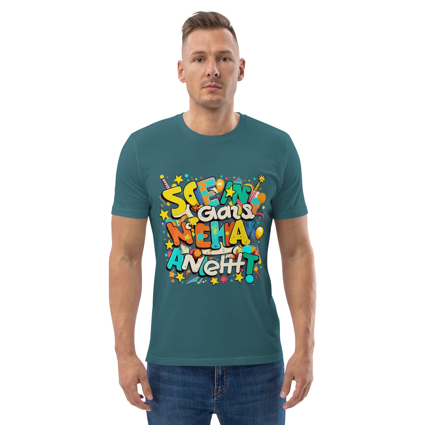 Alphabet Chaos Unisex organic cotton t-shirt