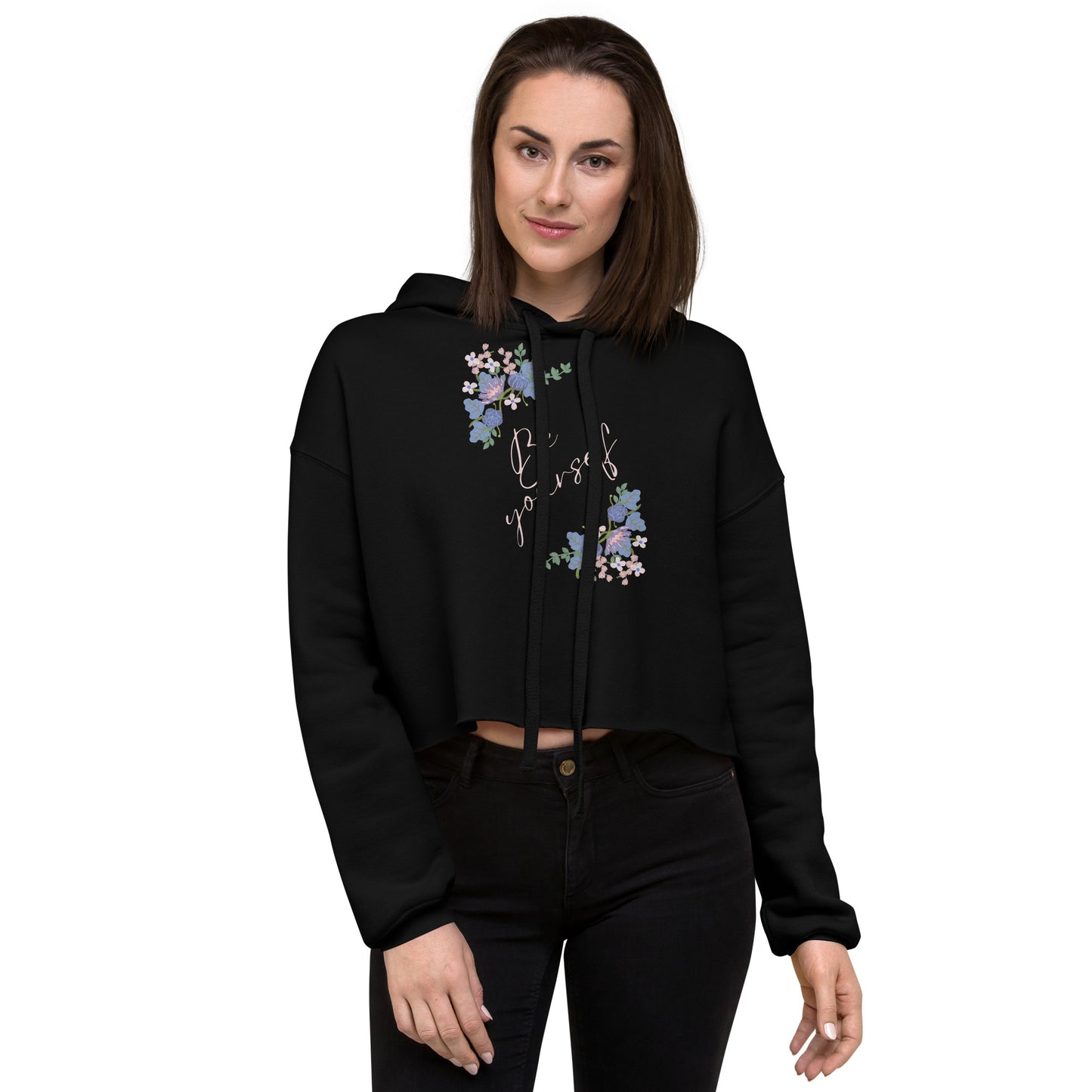 Authentic Vibe Female Crop Hoodie