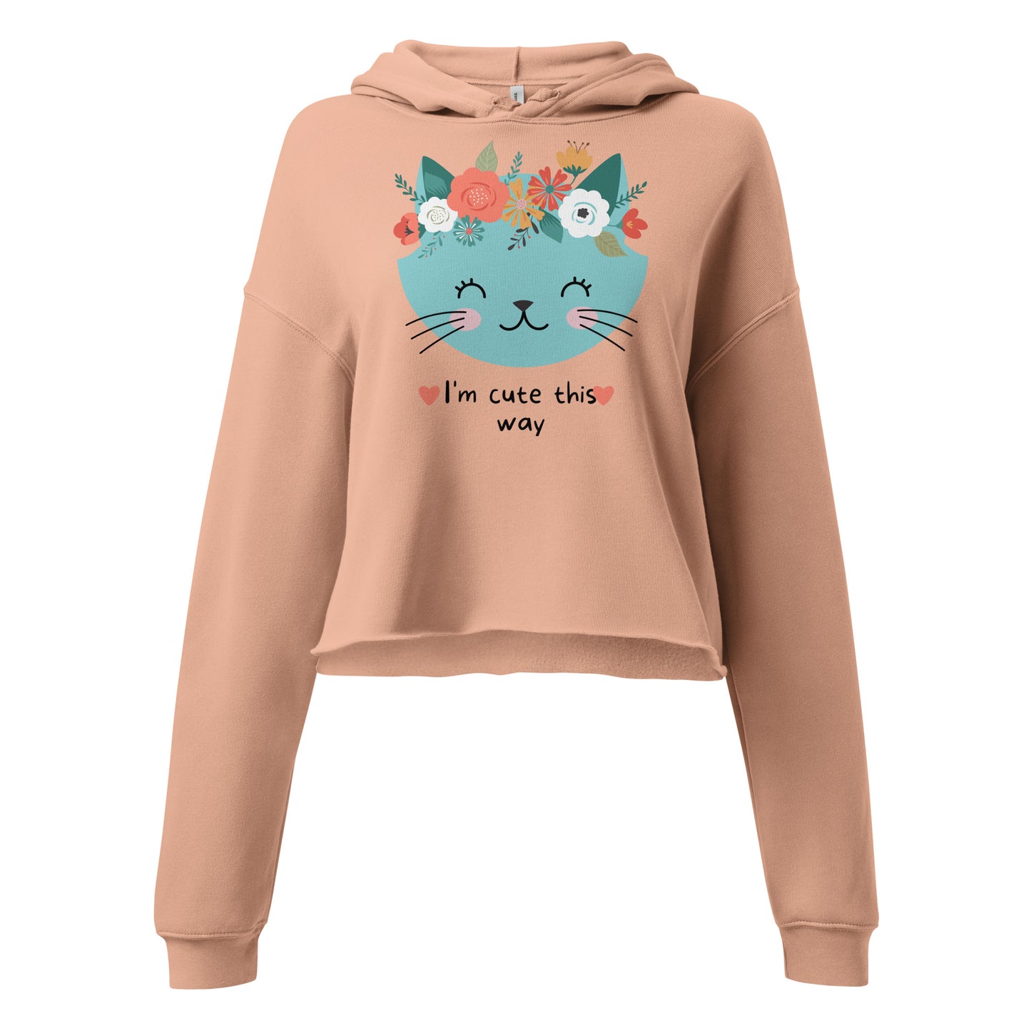Adorably Unique Crop Hoodie