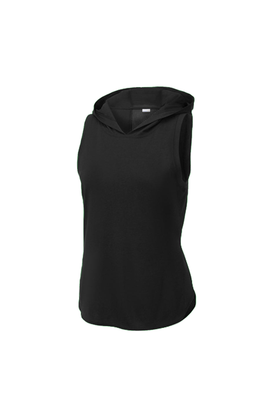 Lav Black Triad Solid Hoodie Tank