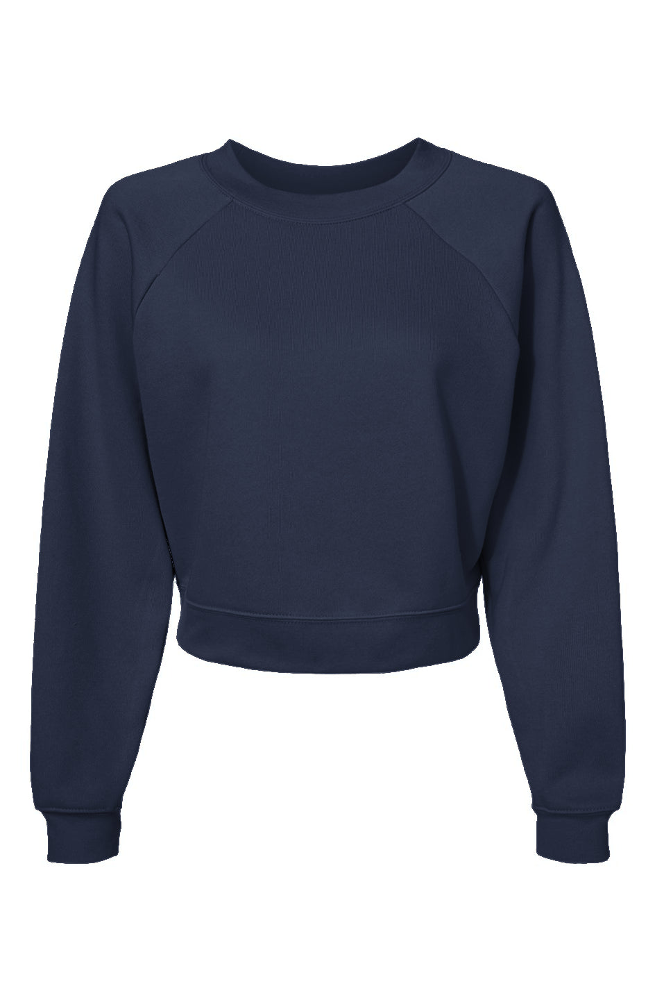 Blank-Women's Raglan Pullover Fleece Sweatshirt