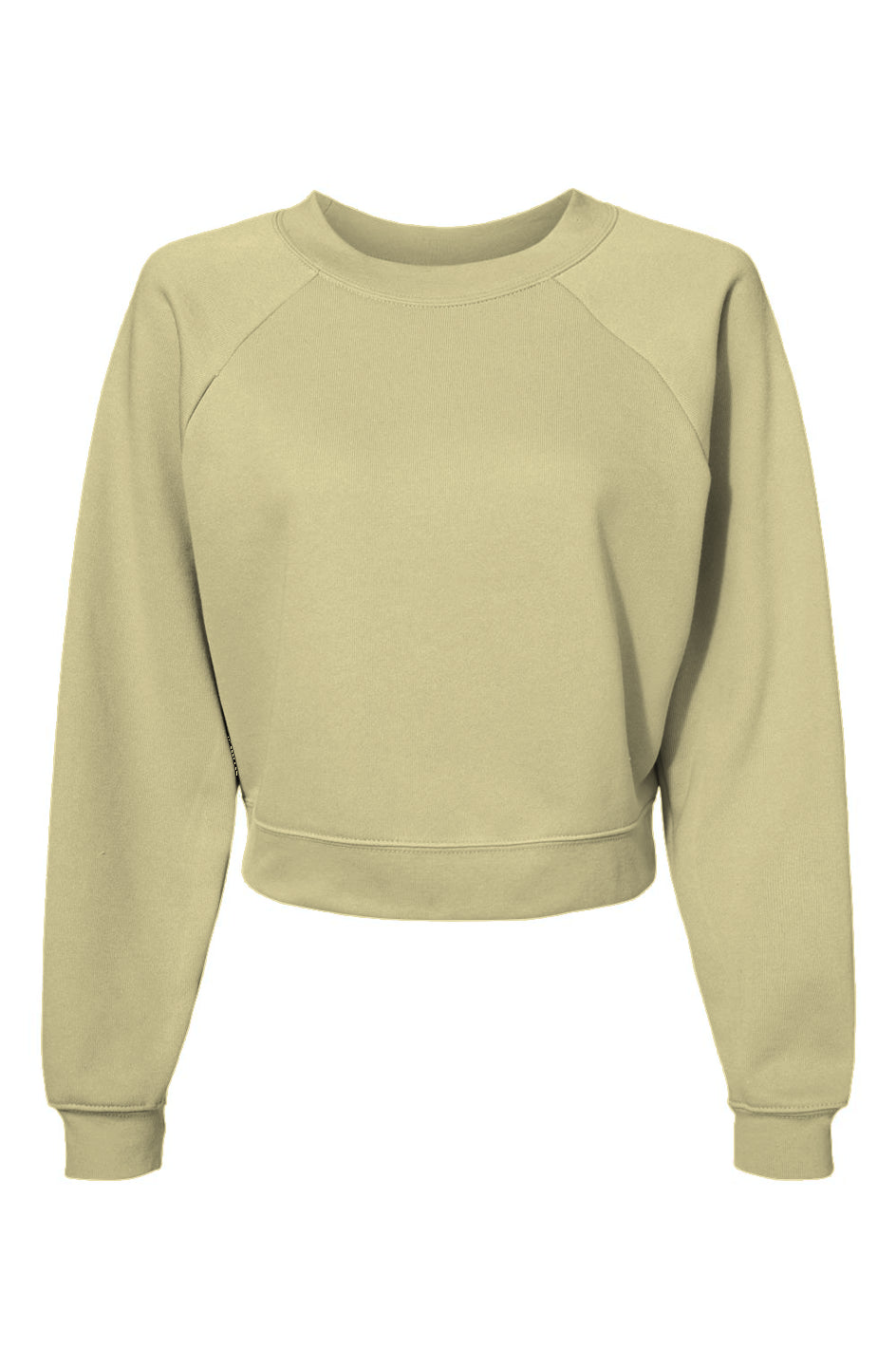 Blank-Women's Raglan Pullover Fleece Sweatshirt