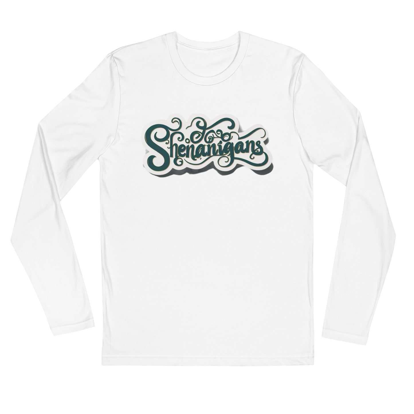 Playful Shenanigans Long Sleeve Fitted Crew