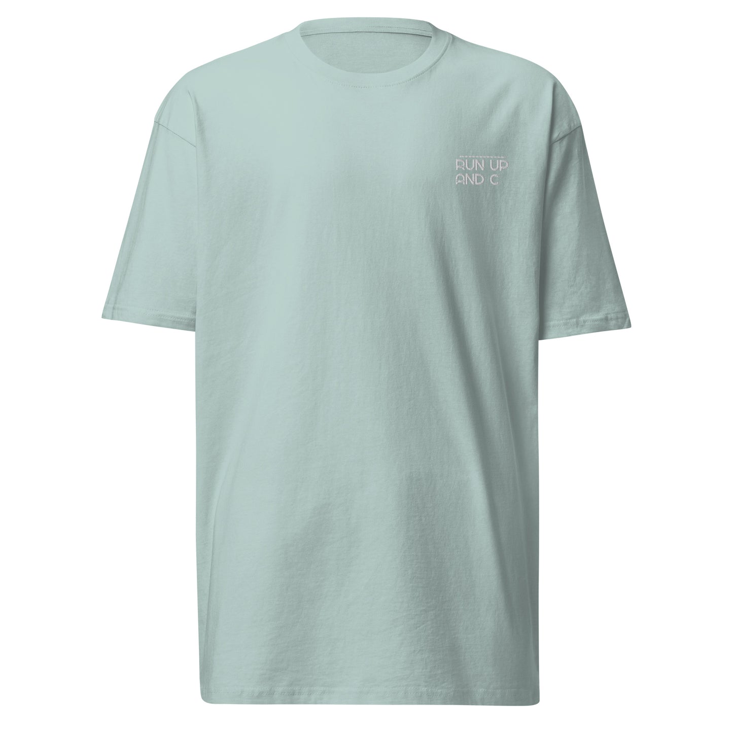 Run Up & C Men’s premium heavyweight tee