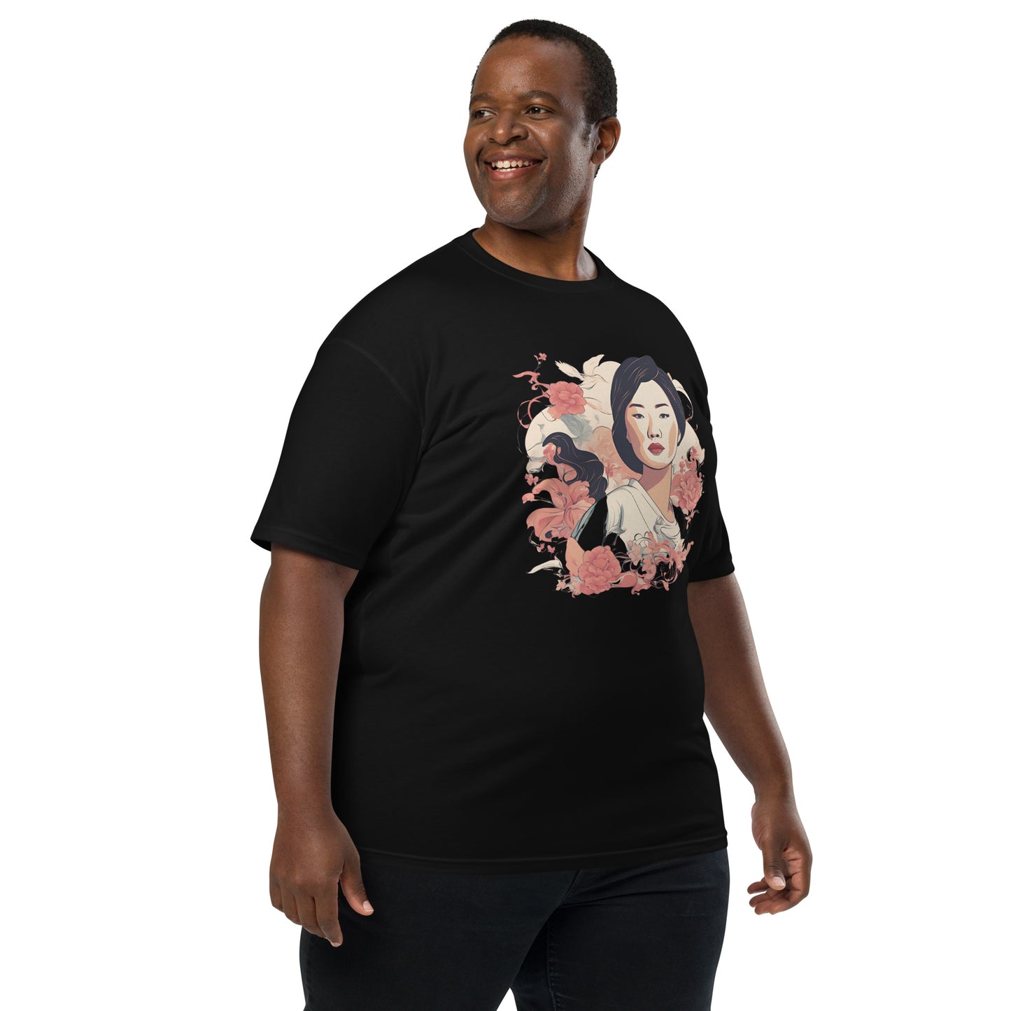 Floral Muse Men’s premium heavyweight tee