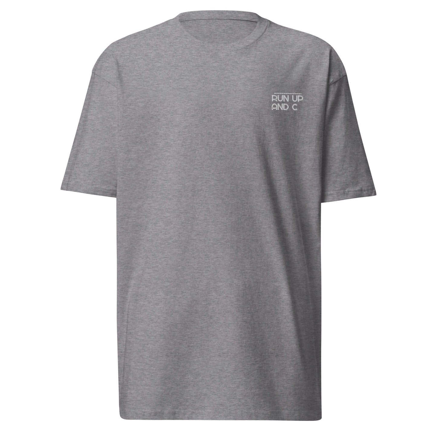 Run Up & C Men’s premium heavyweight tee