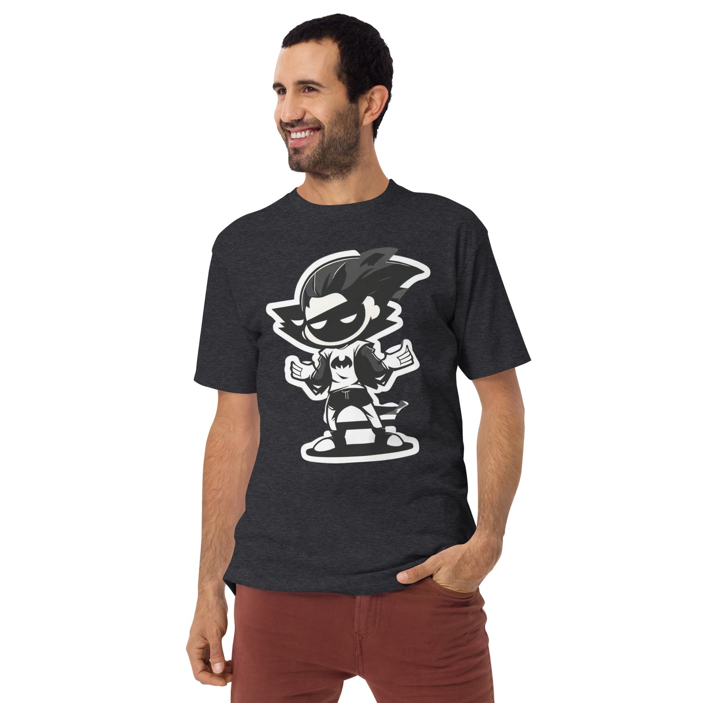 Super Hero Men’s premium heavyweight tee