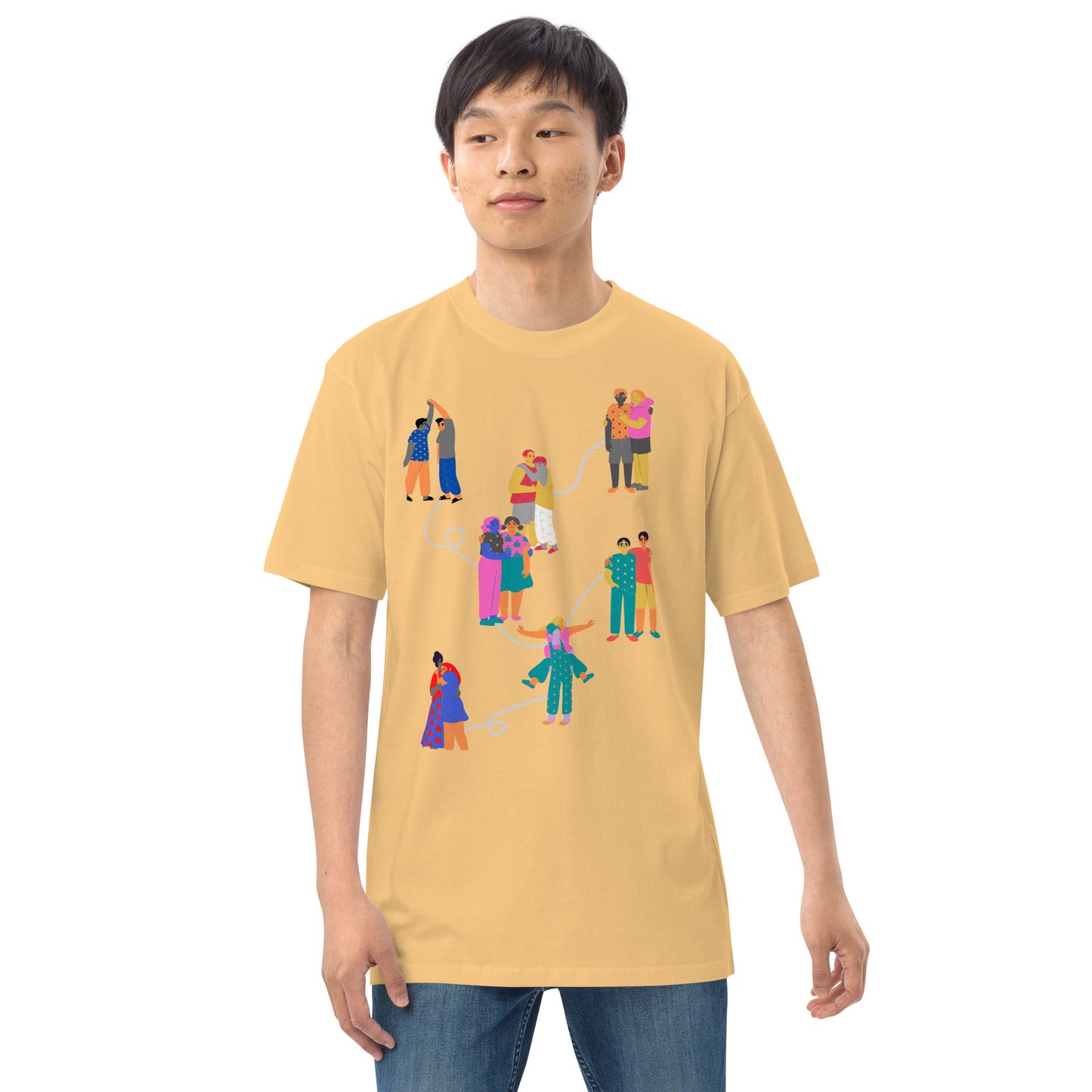 Love Ripple Men’s premium heavyweight tee