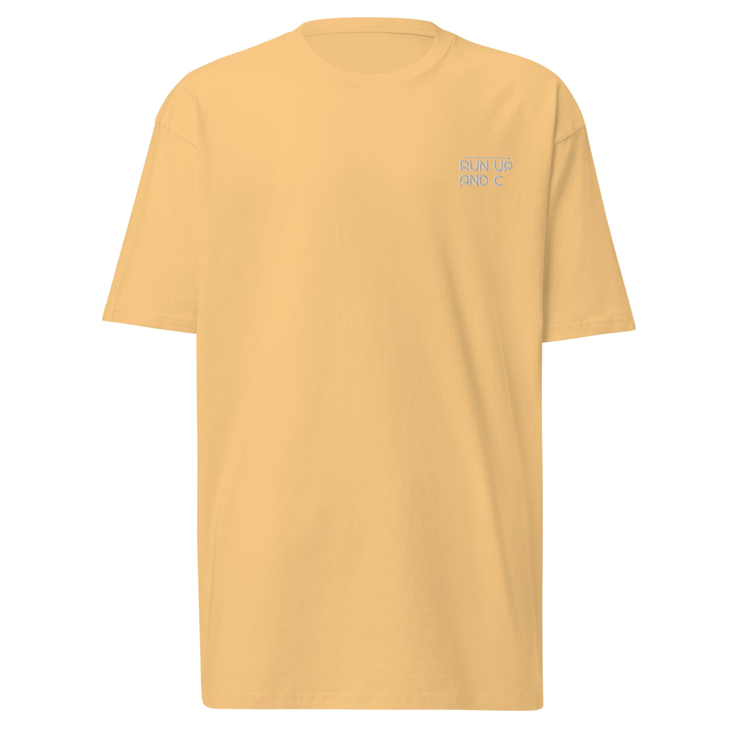 Run Up & C Men’s premium heavyweight tee