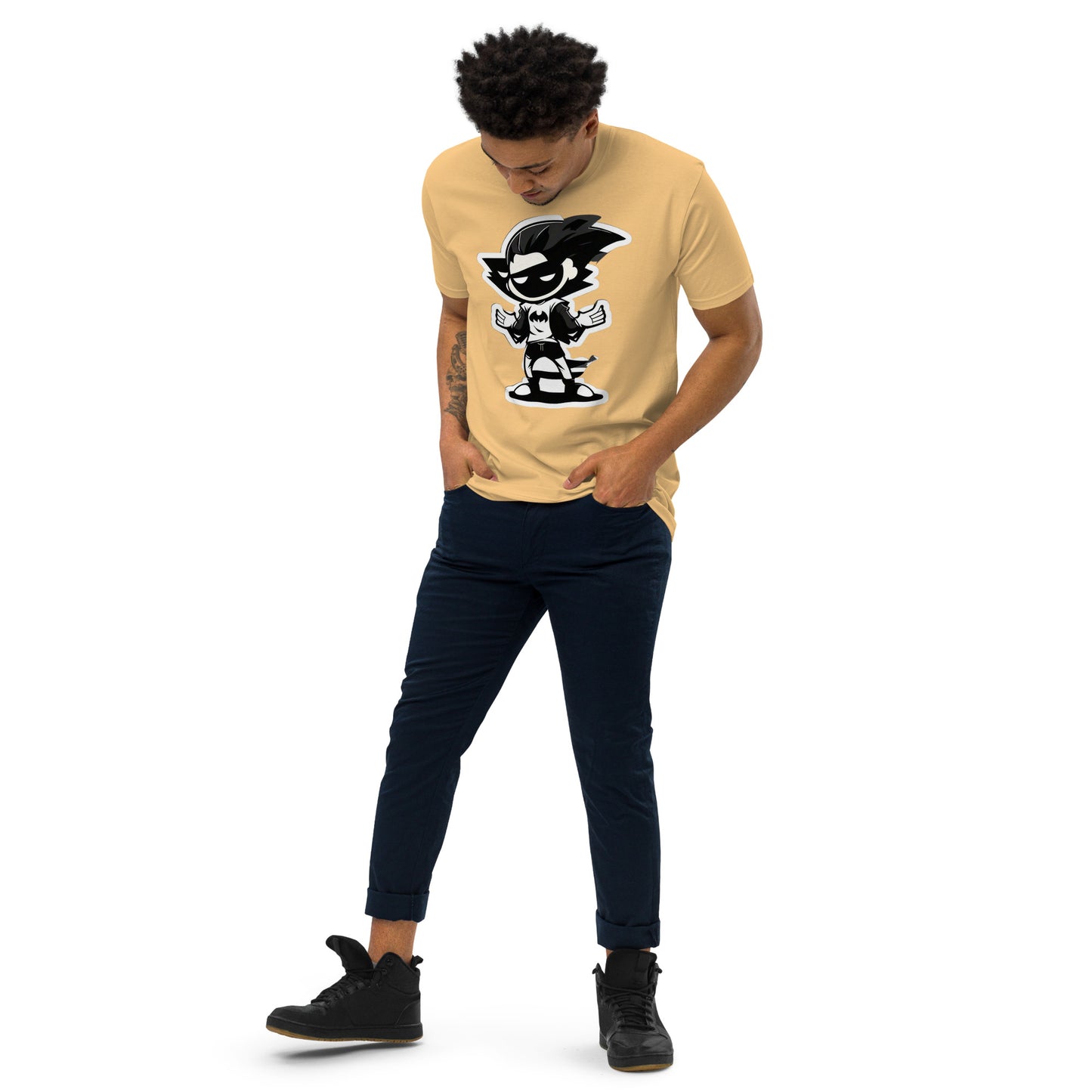 Super Hero Men’s premium heavyweight tee