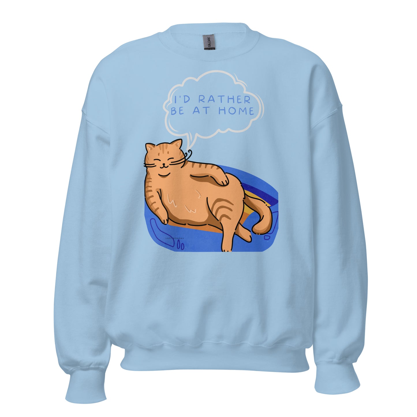 Homebody Cat Unisex Sweatshirt