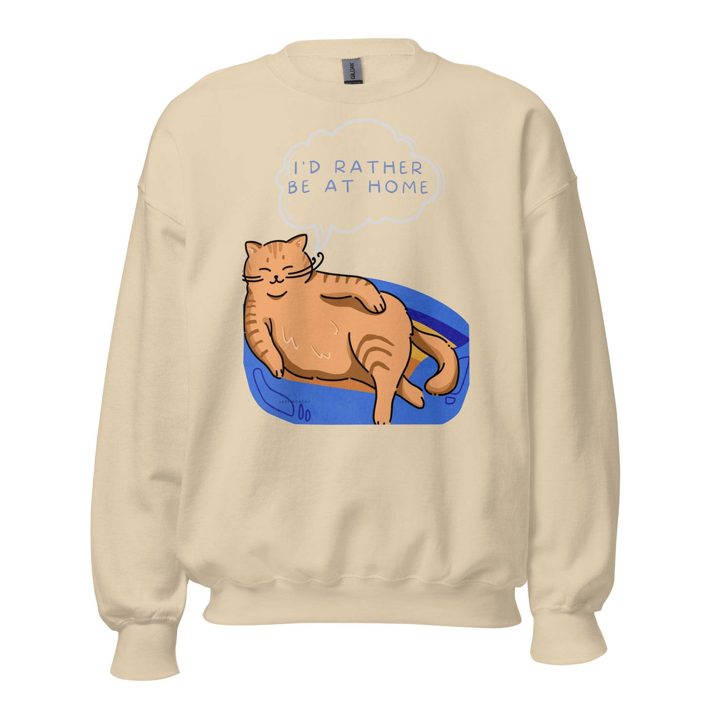 Homebody Cat Unisex Sweatshirt