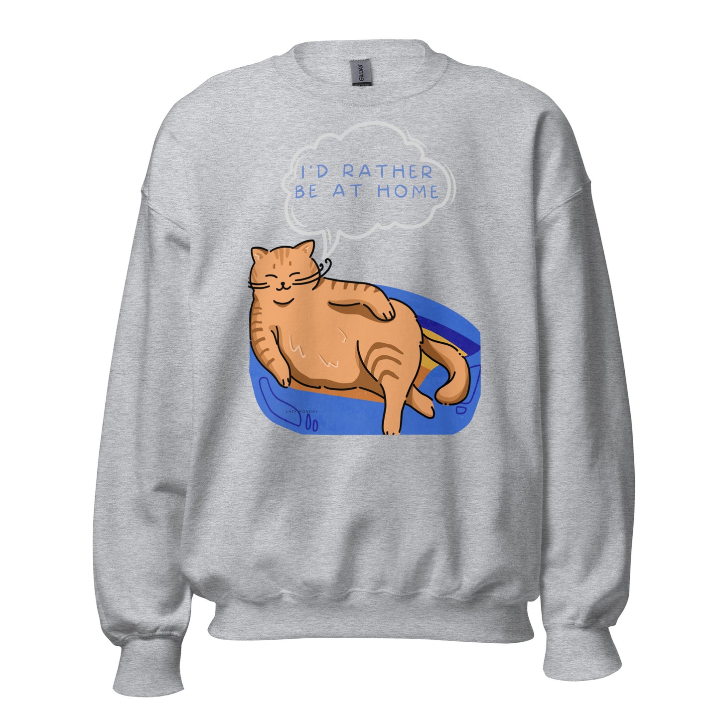 Homebody Cat Unisex Sweatshirt