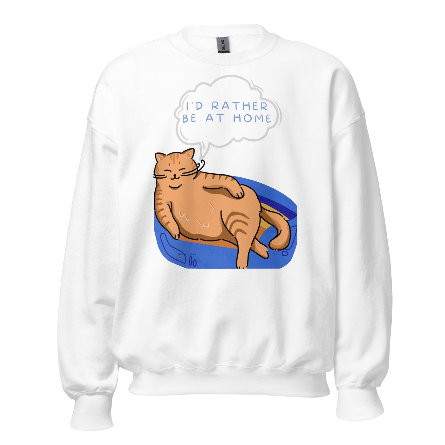 Homebody Cat Unisex Sweatshirt