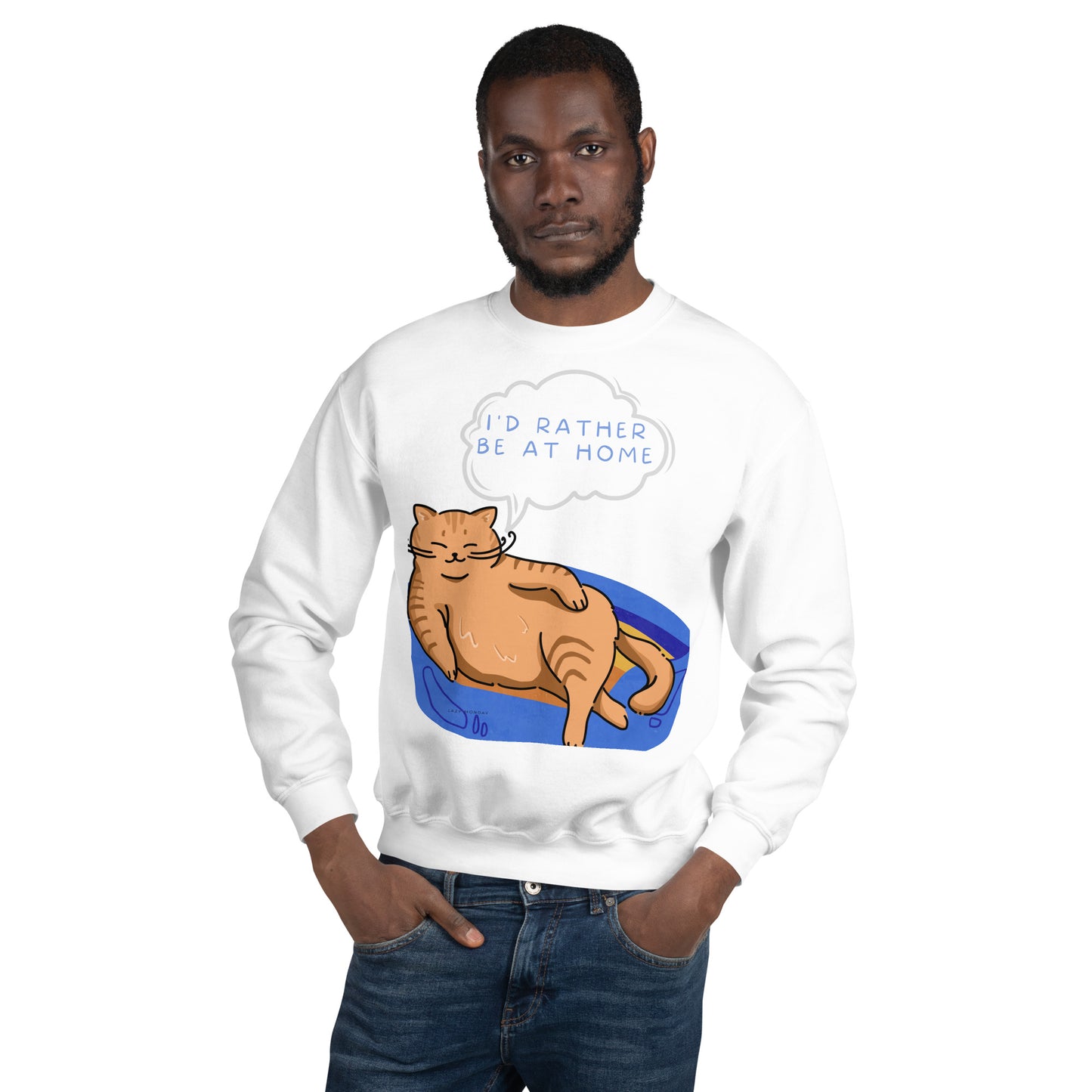 Homebody Cat Unisex Sweatshirt