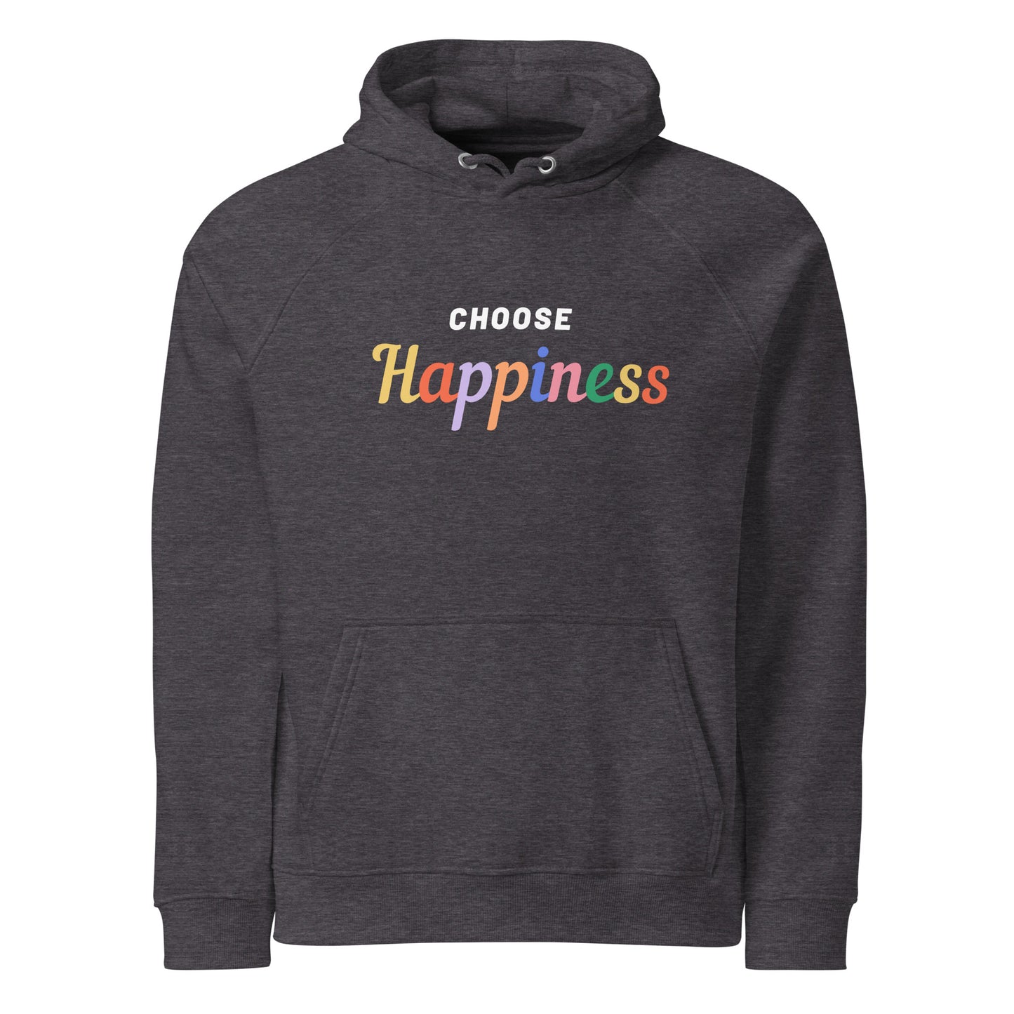 Happiness Choices Unisex eco raglan hoodie