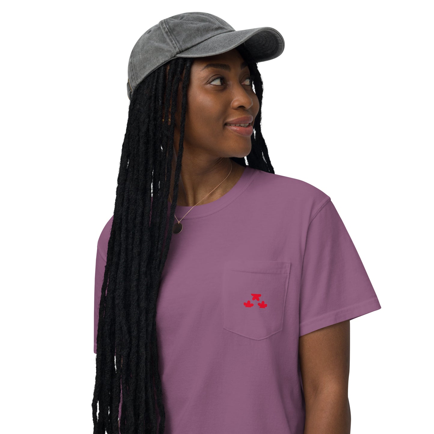 Love Burst Unisex garment-dyed pocket t-shirt