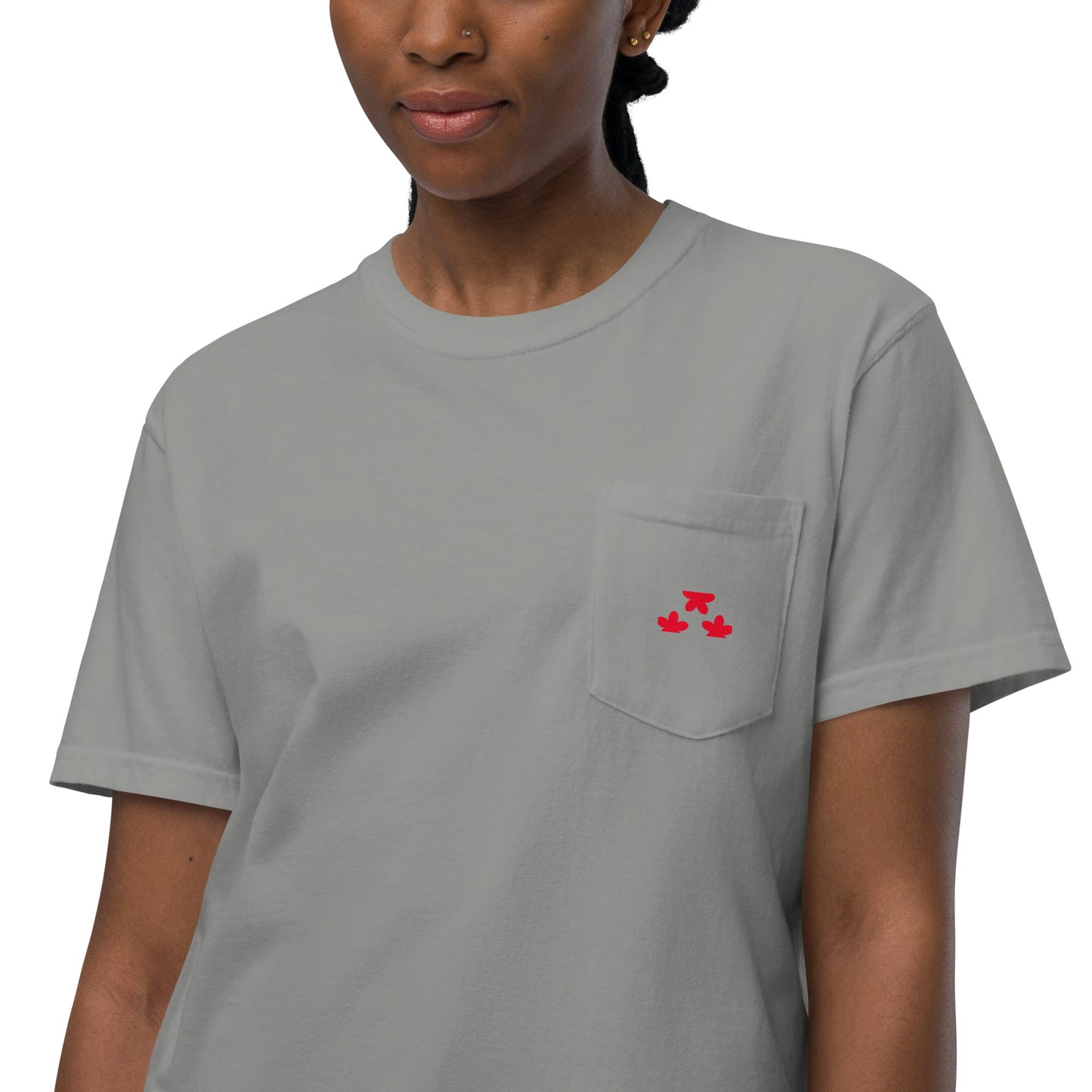 Love Burst Unisex garment-dyed pocket t-shirt