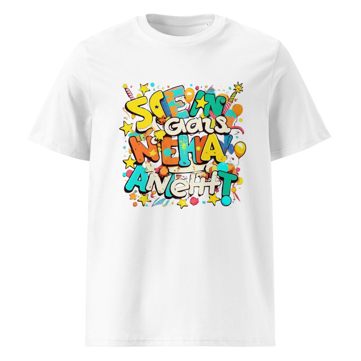 Alphabet Chaos Unisex organic cotton t-shirt