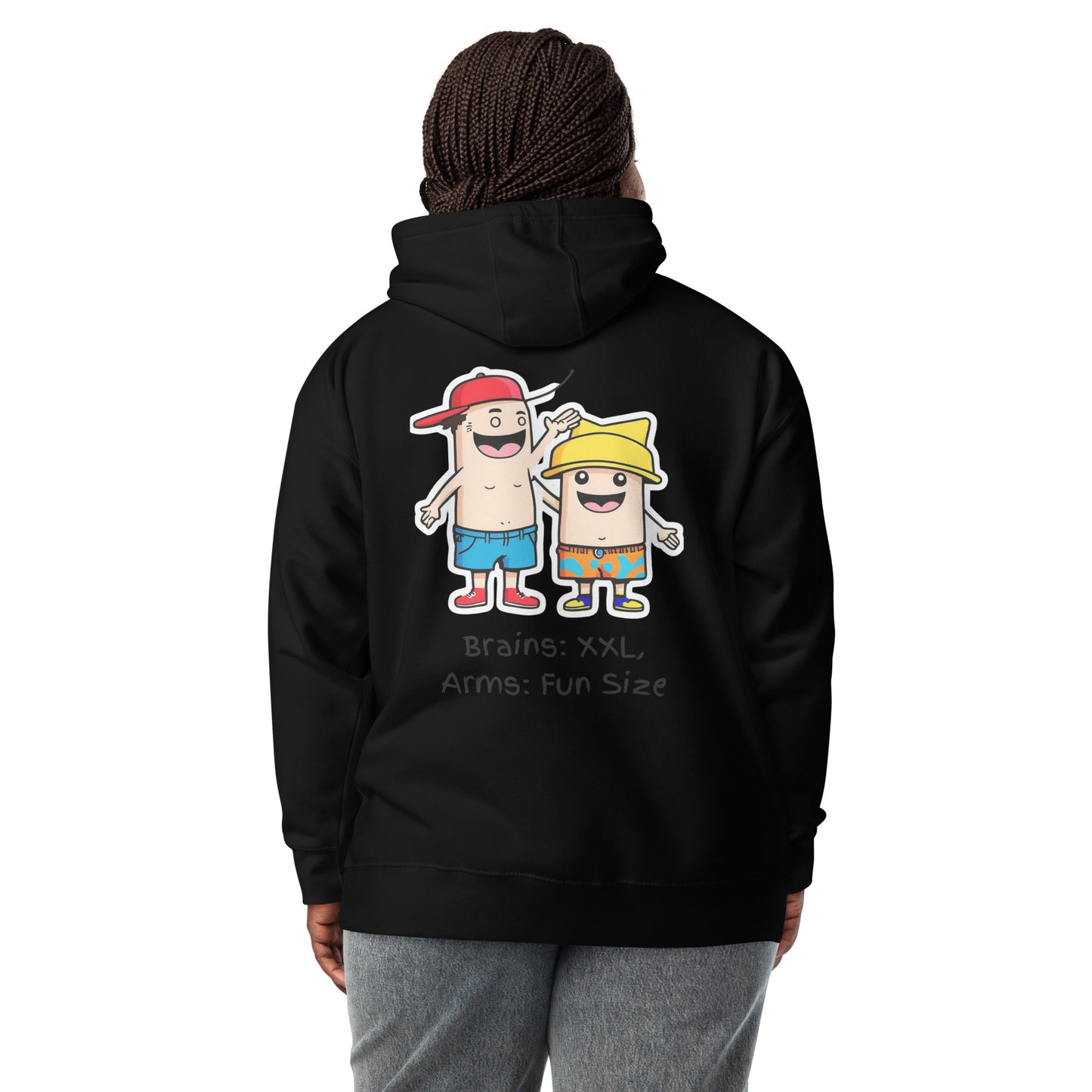 Big Brains, Small Gains Unisex Hoodie