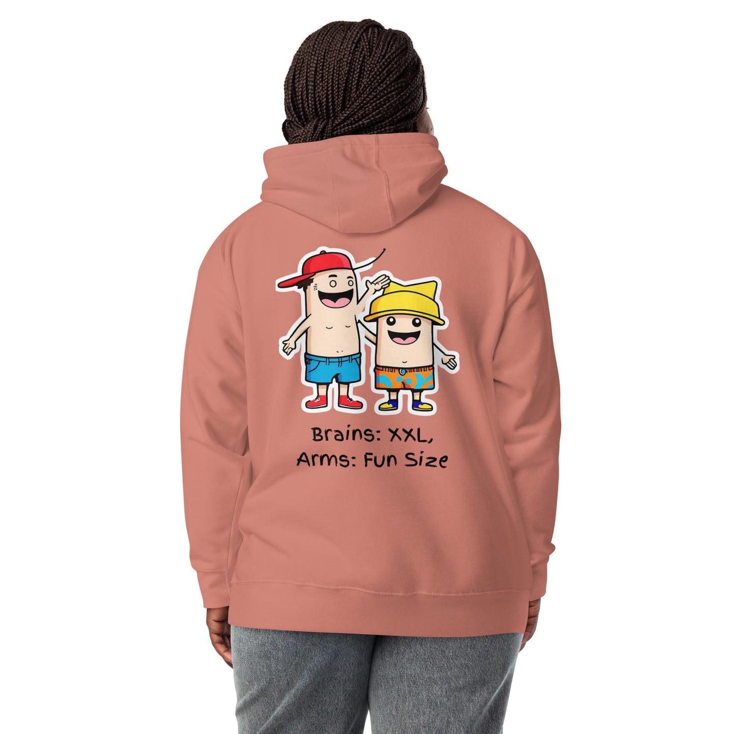 Big Brains, Small Gains Unisex Hoodie