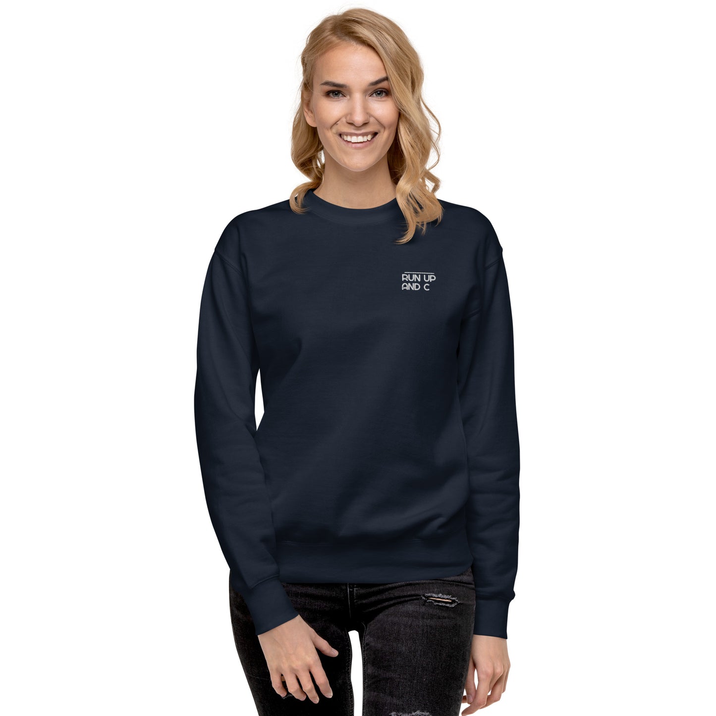 Run Up & see Unisex Premium Sweatshirt