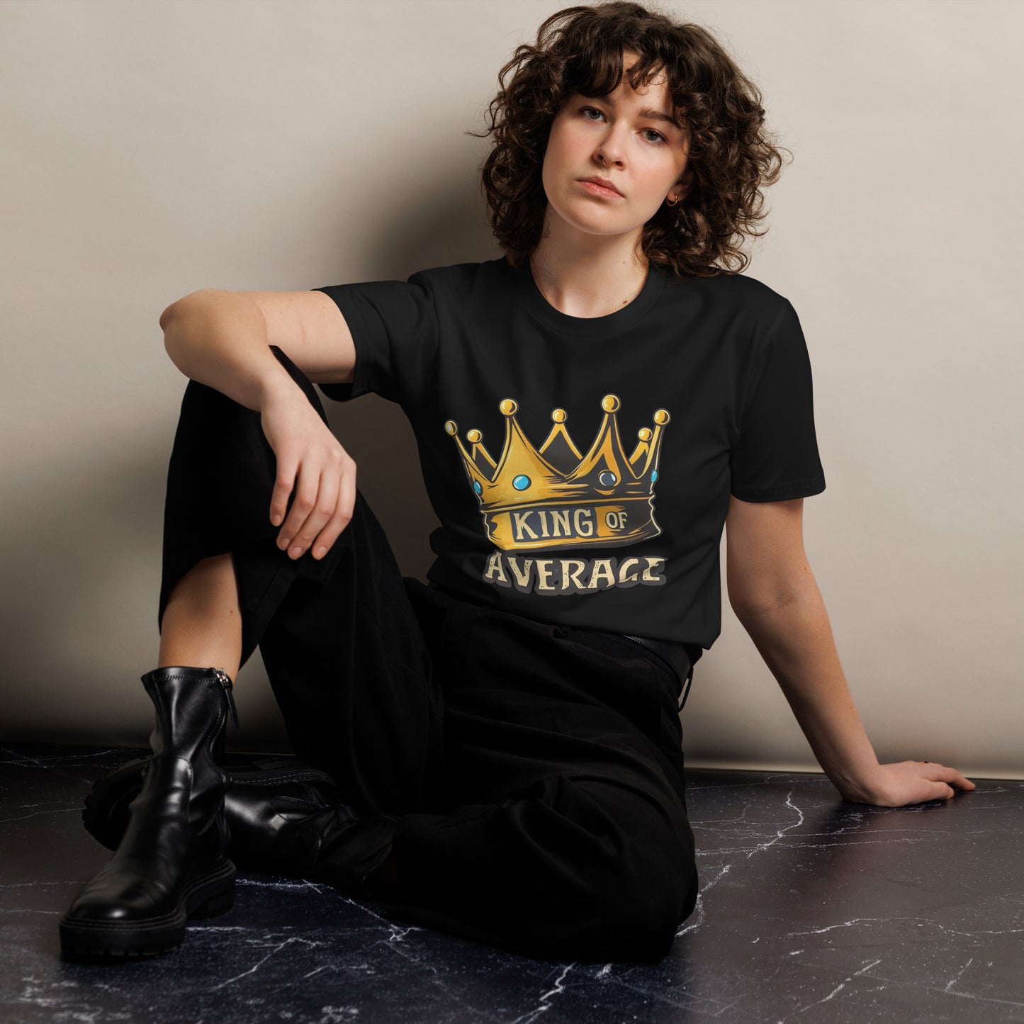 King of Average Unisex premium t-shirt
