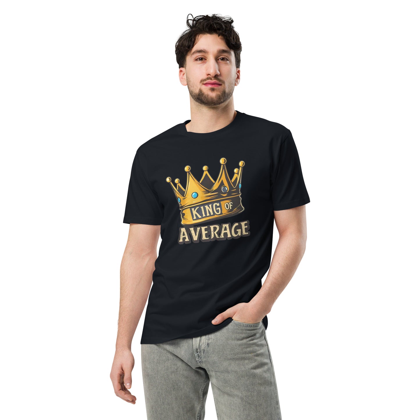 King of Average Unisex premium t-shirt