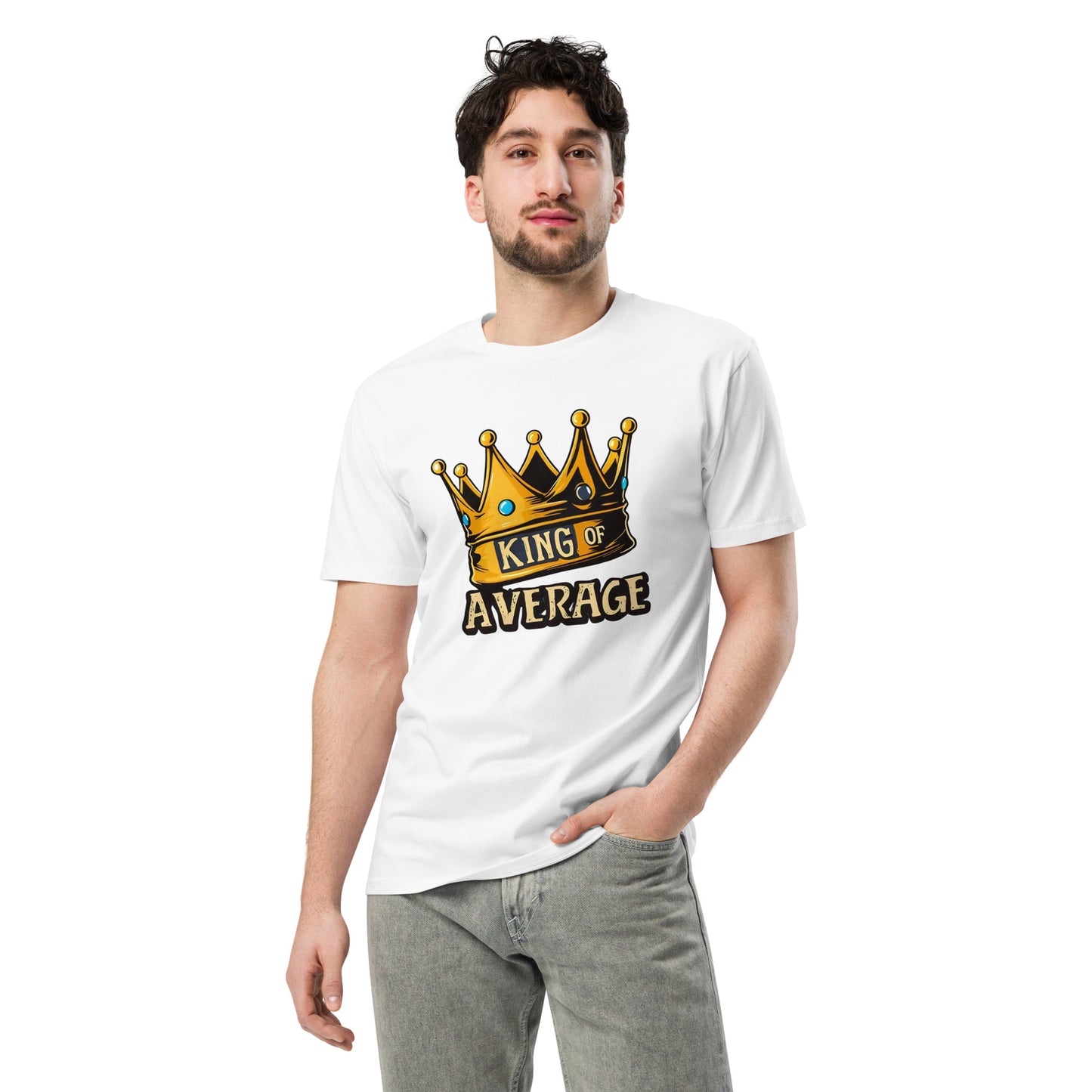 King of Average Unisex premium t-shirt