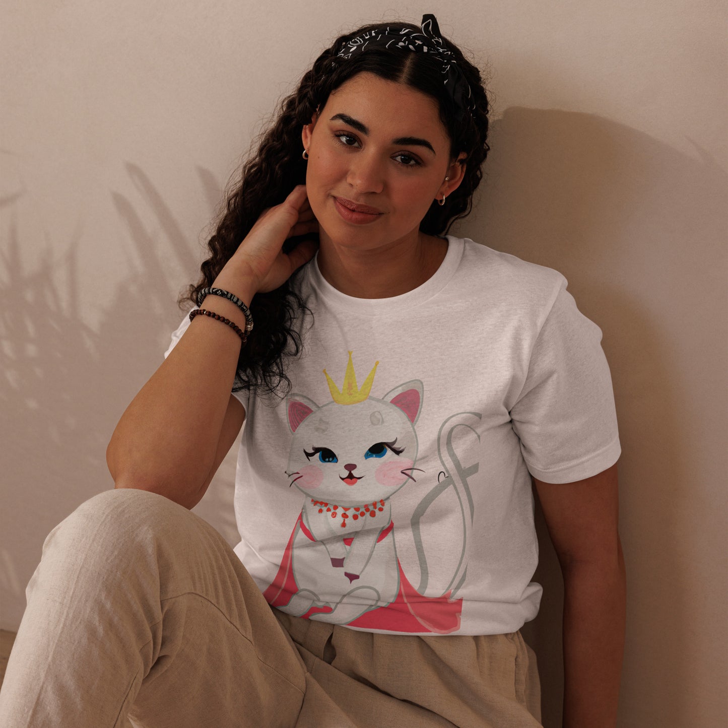 Regal Princess Cat Unisex staple eco t-shirt