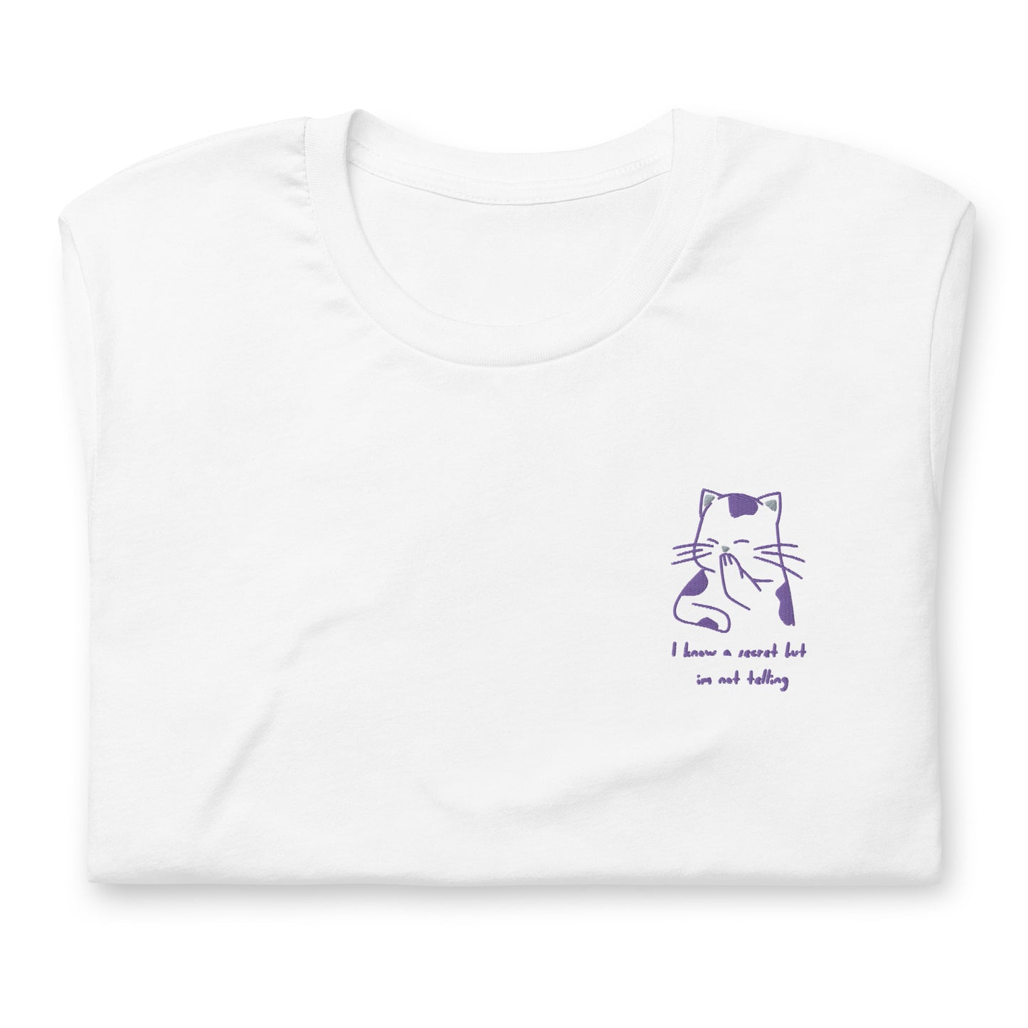 Secret-Keeper Cat Unisex t-shirt