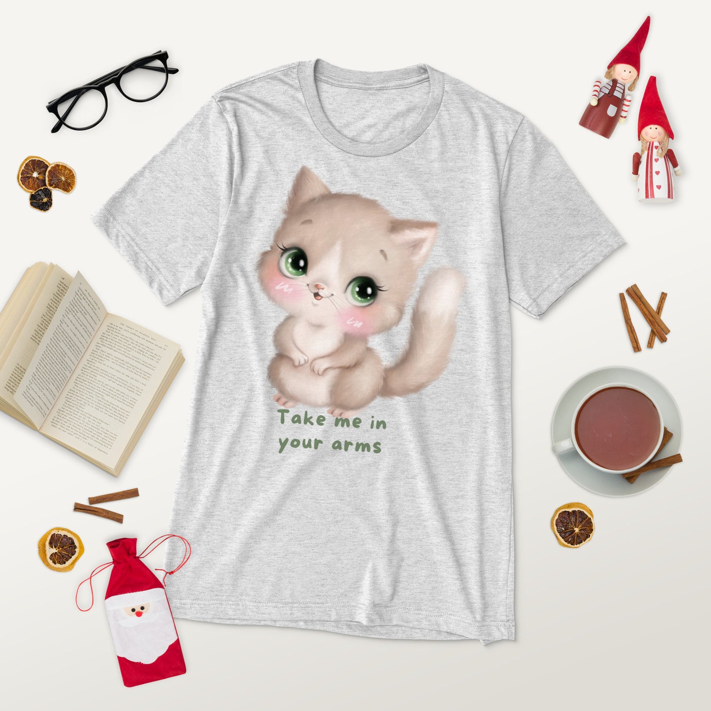 Purrfect Embrace Unisex Short sleeve T-shirt