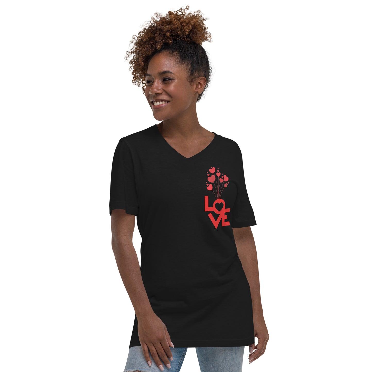 Love Unveiled Unisex Short Sleeve V-Neck T-Shirt