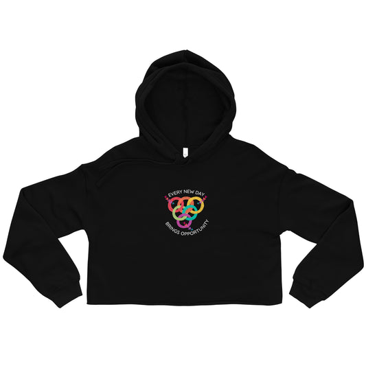 Opportunity Awaits Crop Hoodie