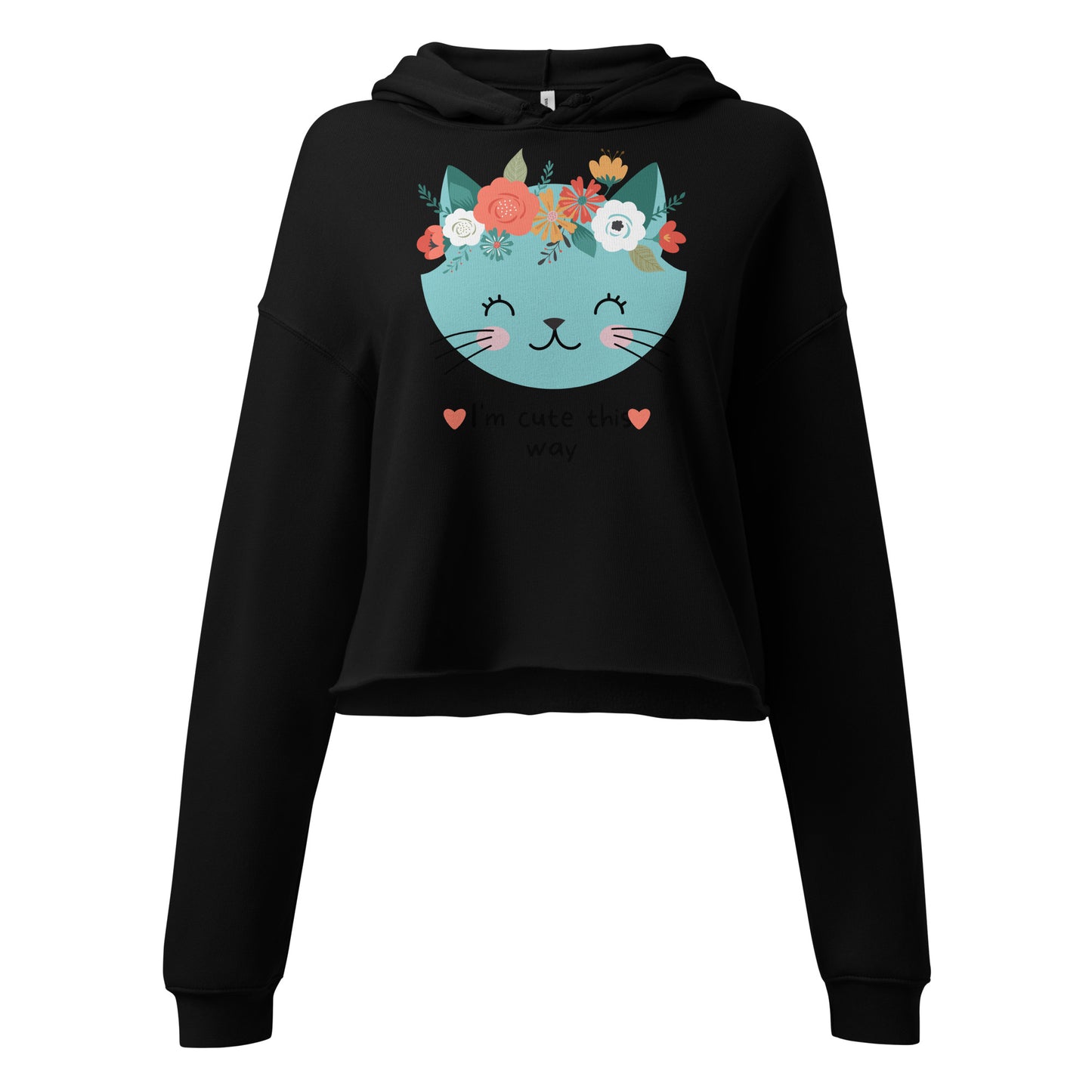 Adorably Unique Crop Hoodie