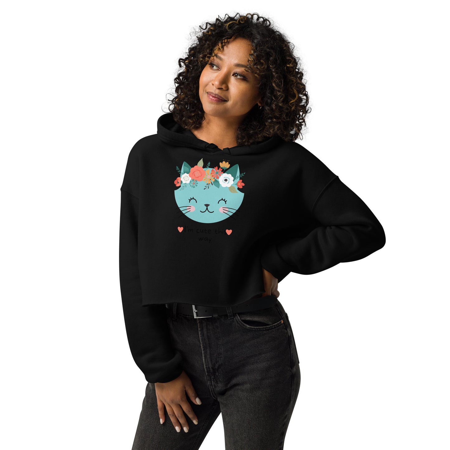 Adorably Unique Crop Hoodie