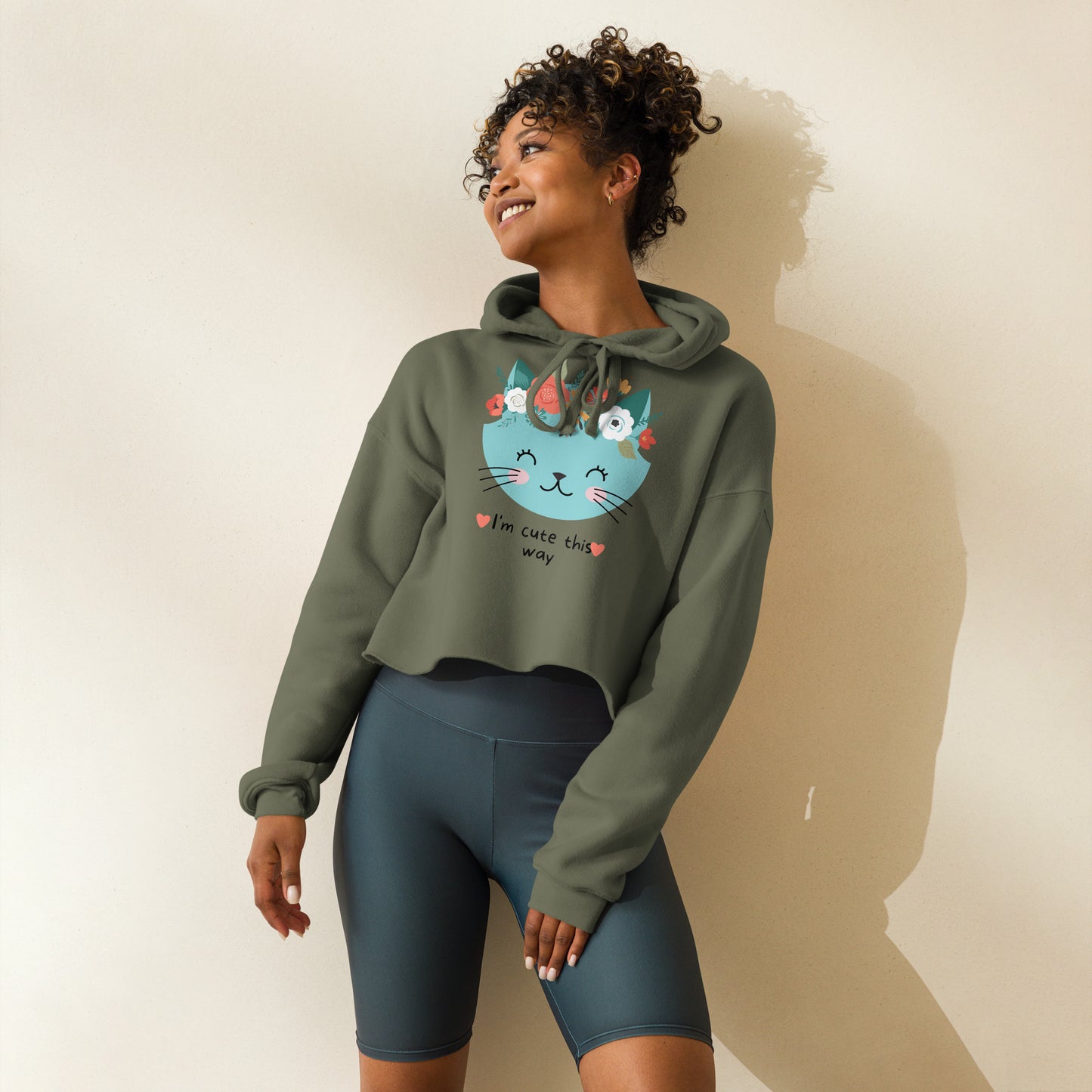 Adorably Unique Crop Hoodie