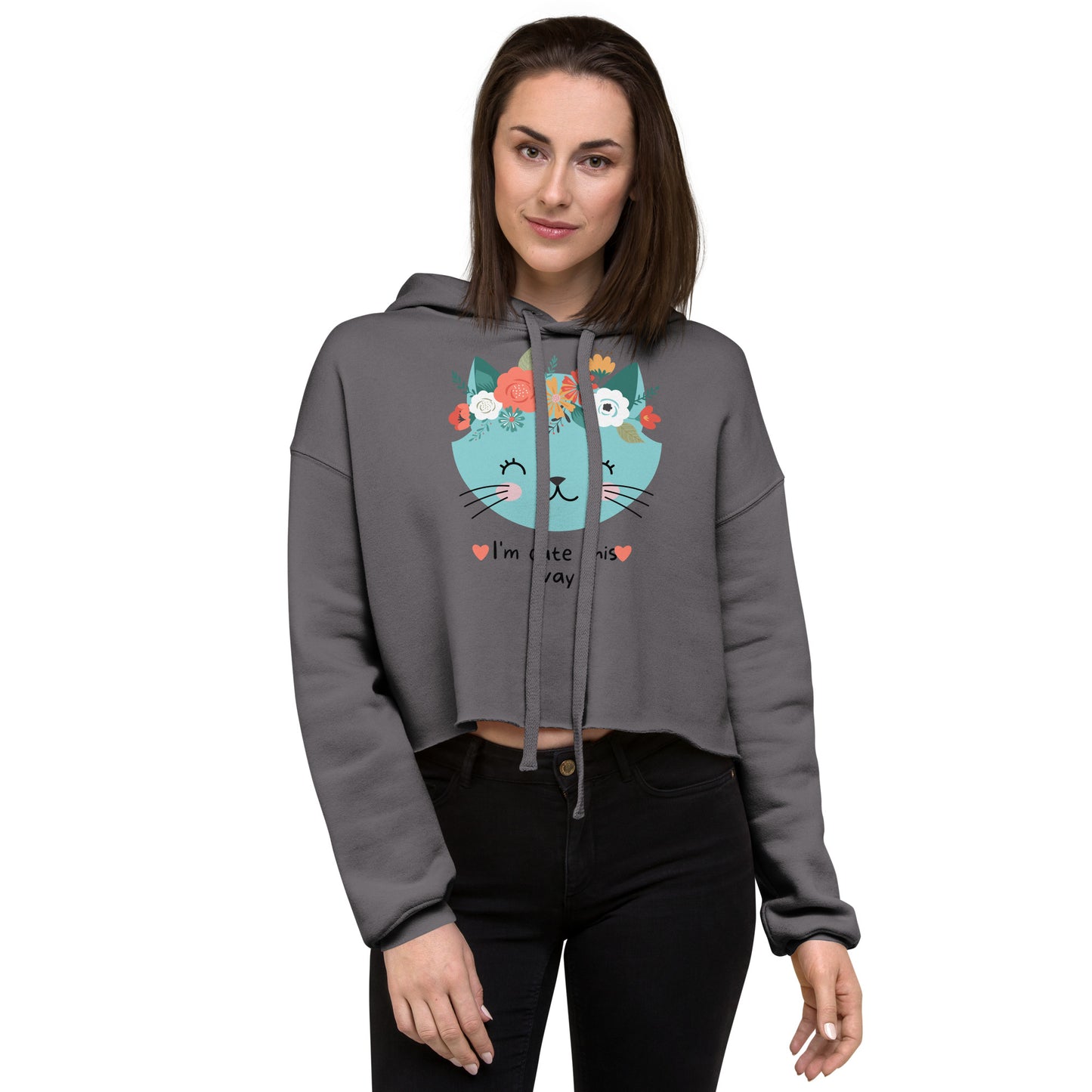 Adorably Unique Crop Hoodie