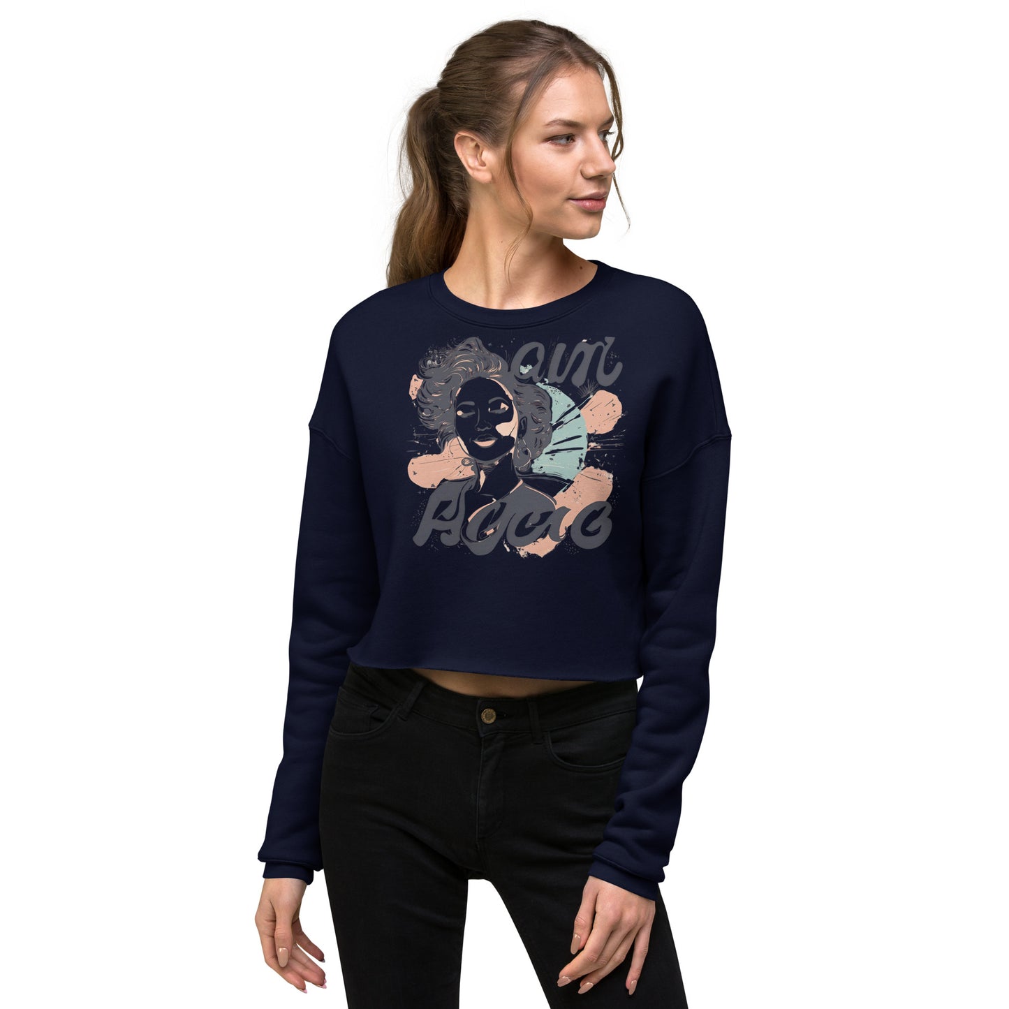 Words of Beauty Crop Sweatshirt