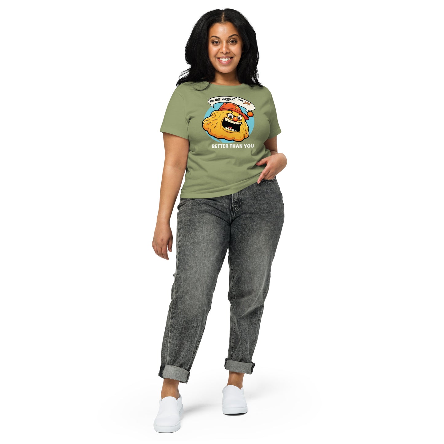 Confidently Superior Women’s high-waisted t-shirt