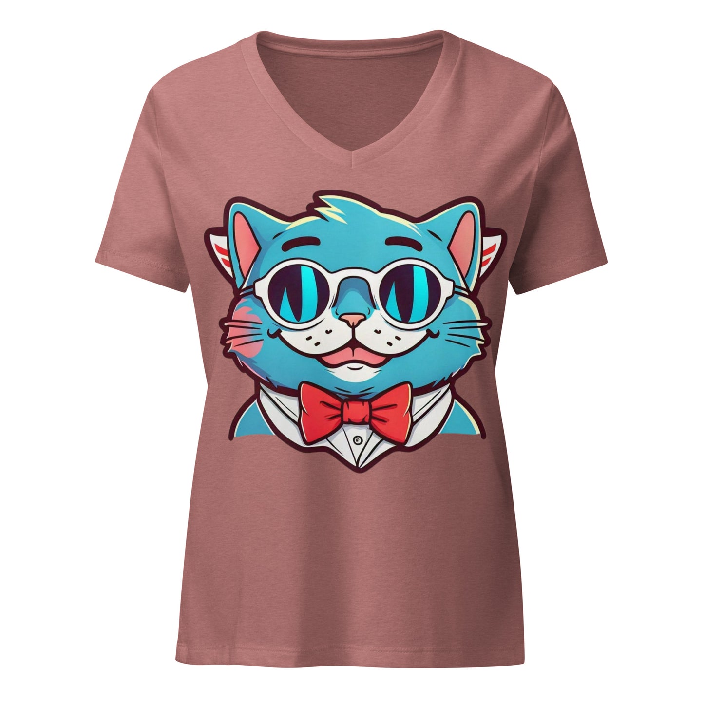 CEO of Cats Women’s relaxed v-neck t-shirt