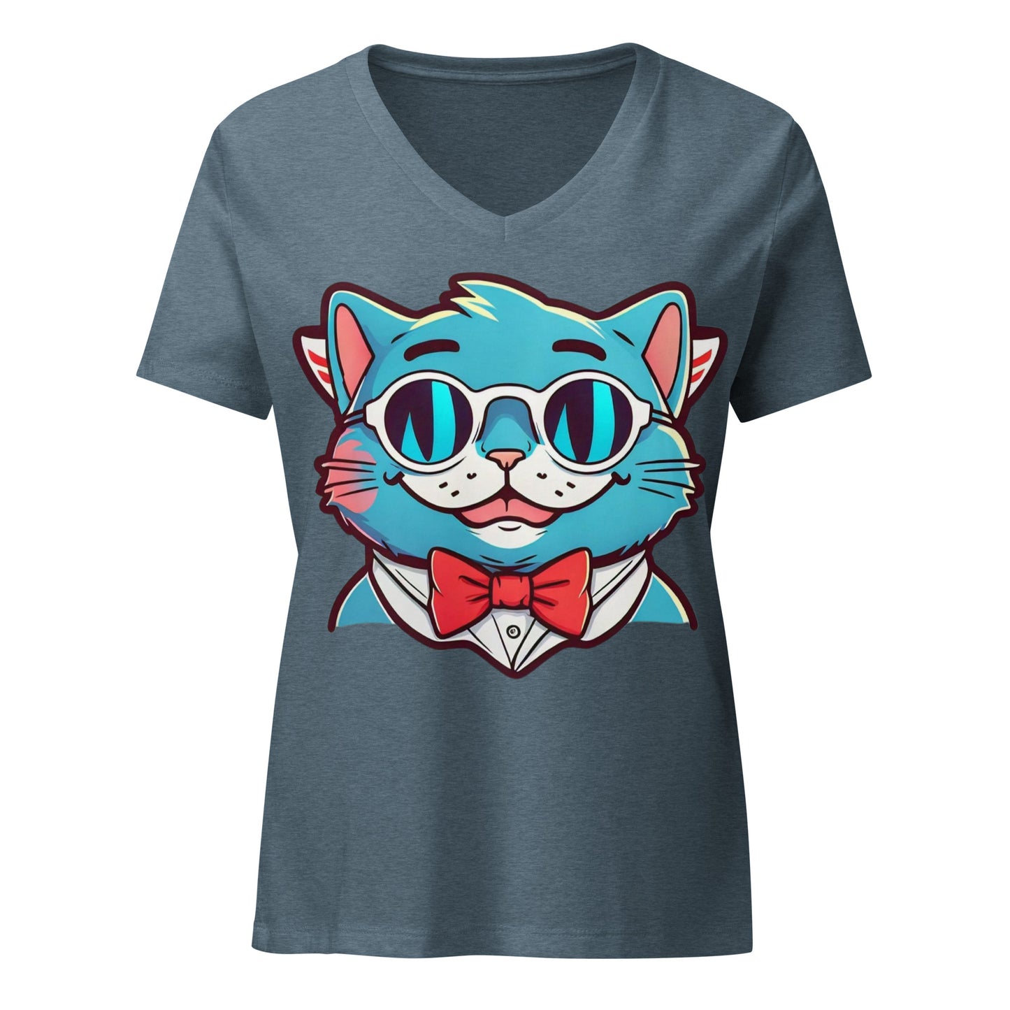 CEO of Cats Women’s relaxed v-neck t-shirt