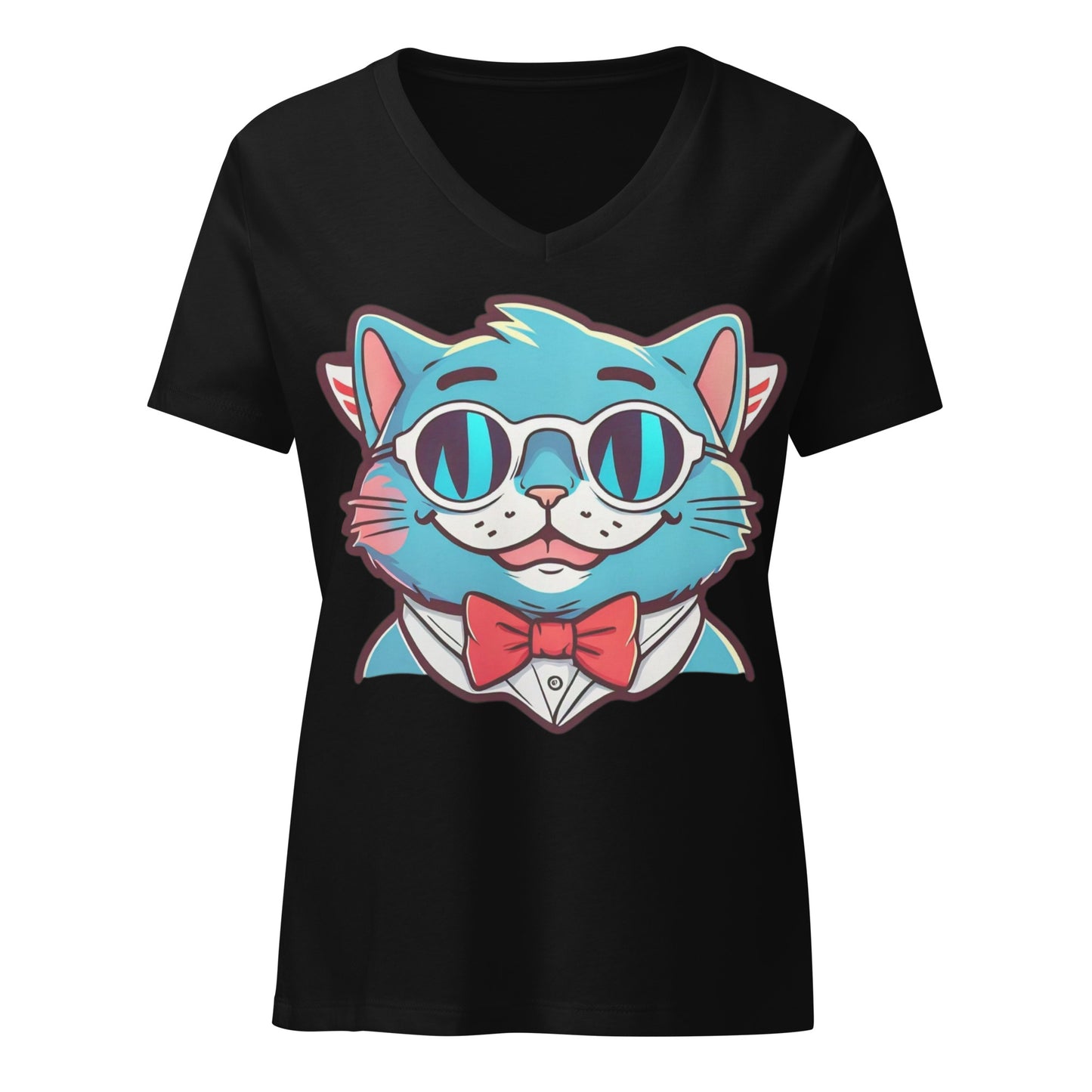 CEO of Cats Women’s relaxed v-neck t-shirt