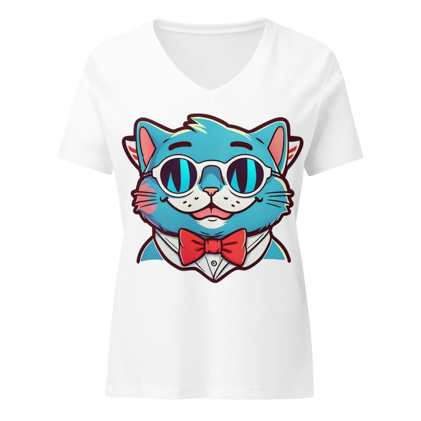 CEO of Cats Women’s relaxed v-neck t-shirt